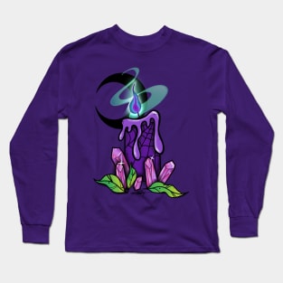 Purple candle Long Sleeve T-Shirt